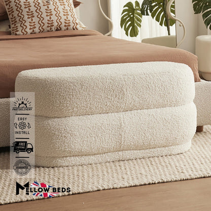 2025 Ottoman Designer Bench CloudTuck Duo | Mellow Beds #B176