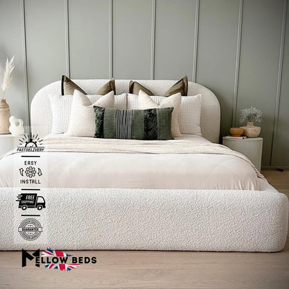 2025 Platform Bed Soft CloudArc Cream | Mellow Beds #B1