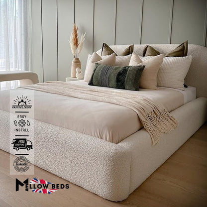 2025 Platform Bed Soft CloudArc Cream | Mellow Beds #B1