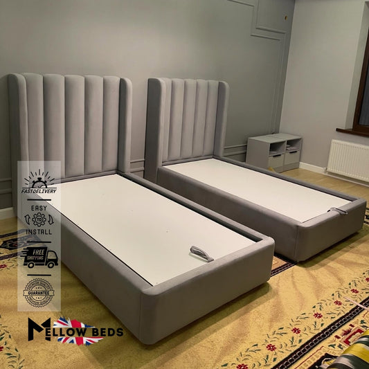 2025 Kids Ottoman Bed Tuff High Panel | Mellow Beds #B109