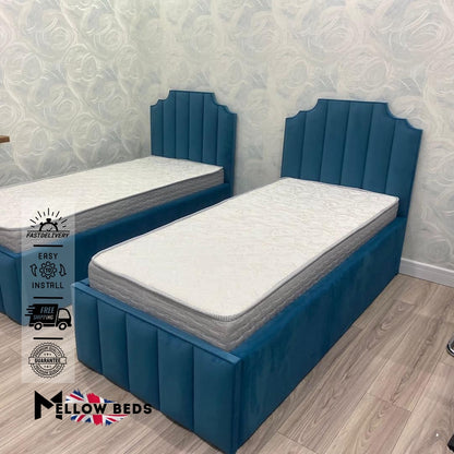 2025 Panel Bed CrestWing Silhouette | Mellow Beds #B89