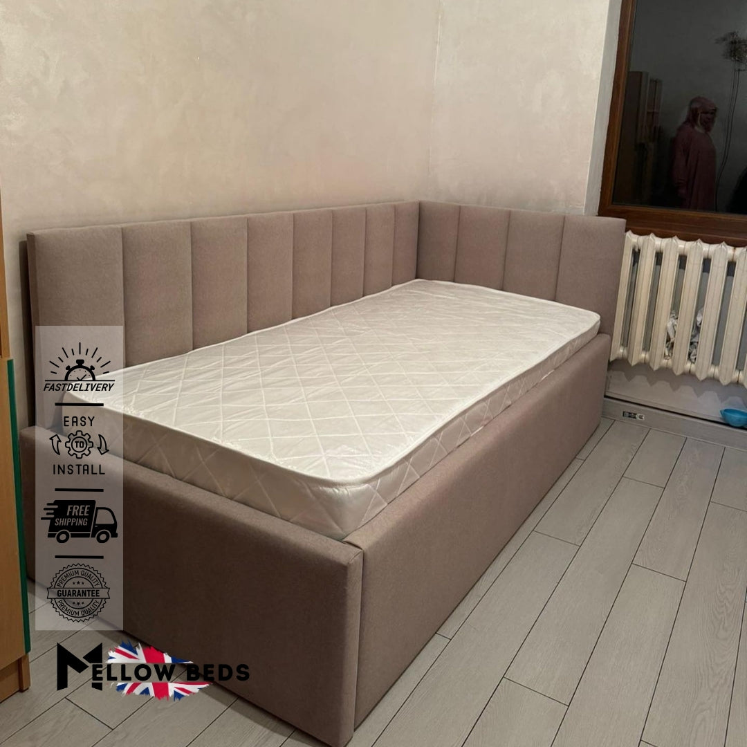 2025 Kids Corner Bed CozyNest Panel | Mellow Beds #B110