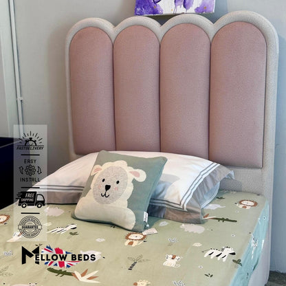 2025 Kids Bed SoftShell Scallop Design | Mellow Beds #B113