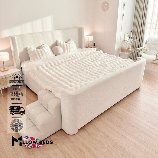 2025 Upholstered Designer Bed PlushEdge Comfort | Mellow Beds #B82