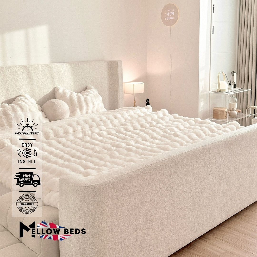 2025 Upholstered Designer Bed PlushEdge Comfort | Mellow Beds #B82
