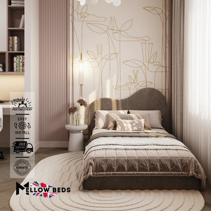 2025 Kids Bed BlossomCove Headboard | Mellow Beds #B116