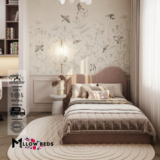 2025 Kids Bed BlossomCove Headboard | Mellow Beds #B116