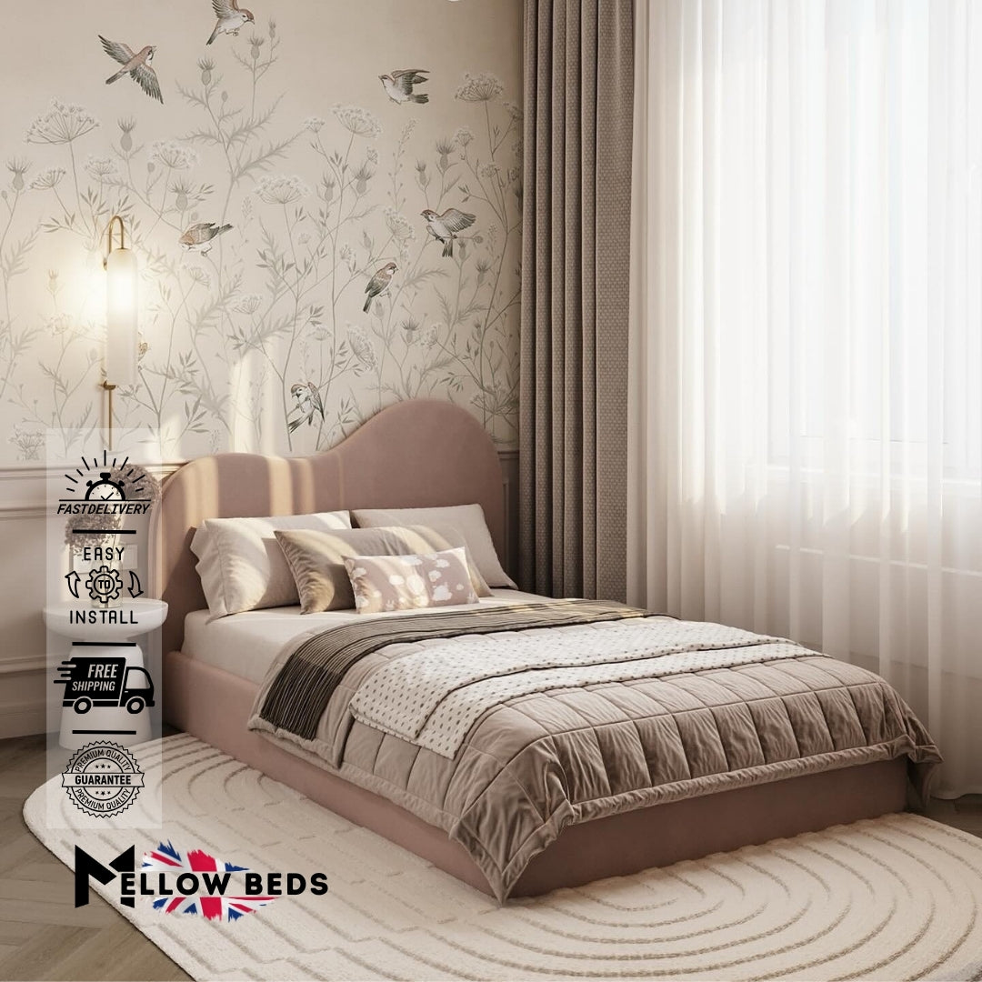 2025 Kids Bed BlossomCove Headboard | Mellow Beds #B116