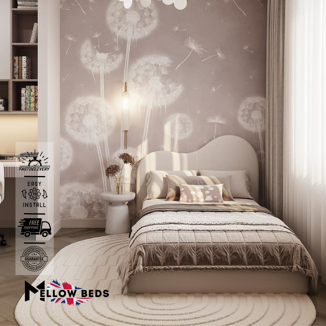 2025 Kids Bed BlossomCove Headboard | Mellow Beds #B116