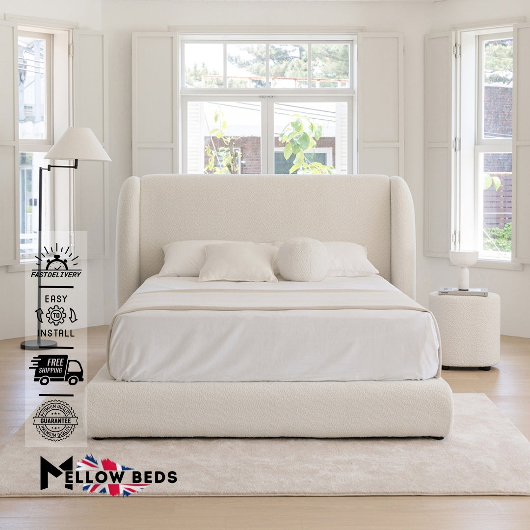 2025 Designer Soft Platform Bed SoftShell Curve | Mellow Beds #B133